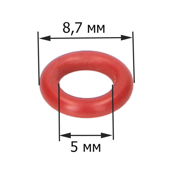 Прокладка кофеварки SAECO, Philips, GAGGIA (уплотнитель штуцера, D8.7mm), зам. NM01.057