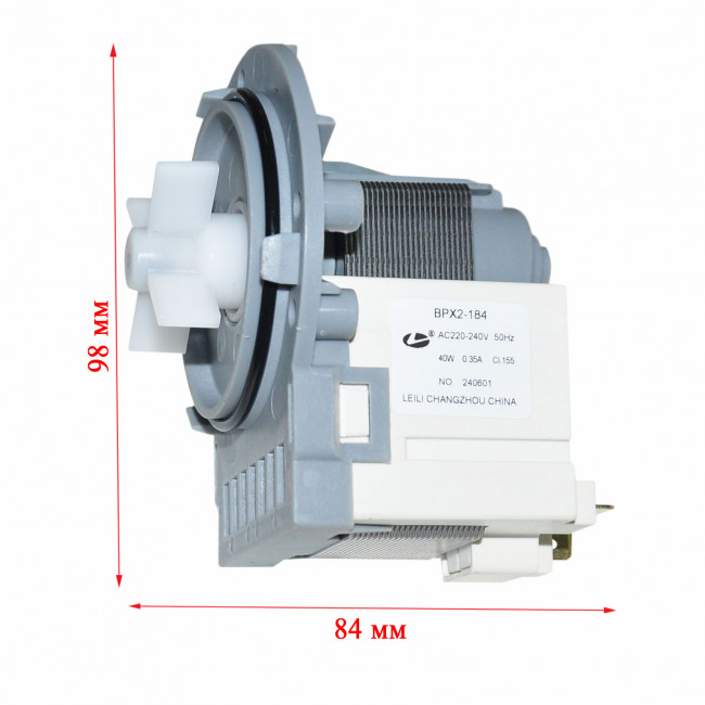 Насос слива стиральной машины INDESIT (LEILI 40W BPX2-1), зам. C00144997, PMP000UN