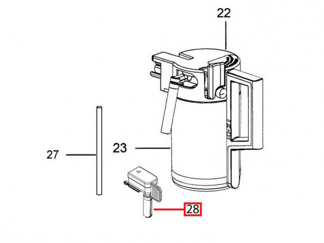 Узел подачи воды для кофемашин Delonghi ESAM 6700, ESAM 5500, 5513210251
