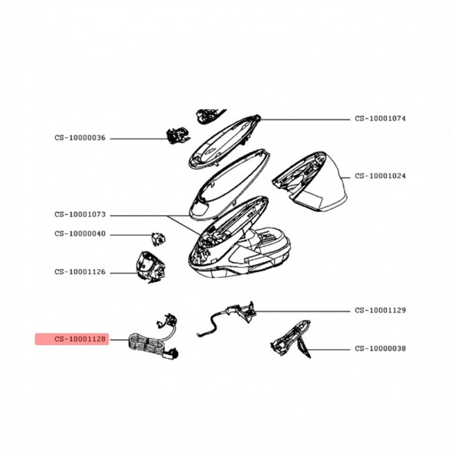 Шнур сетевой парогенератора Tefal Express Protect SV9201E0 Шнур сетевой парогенератора Tefal Express Protect SV9201E0