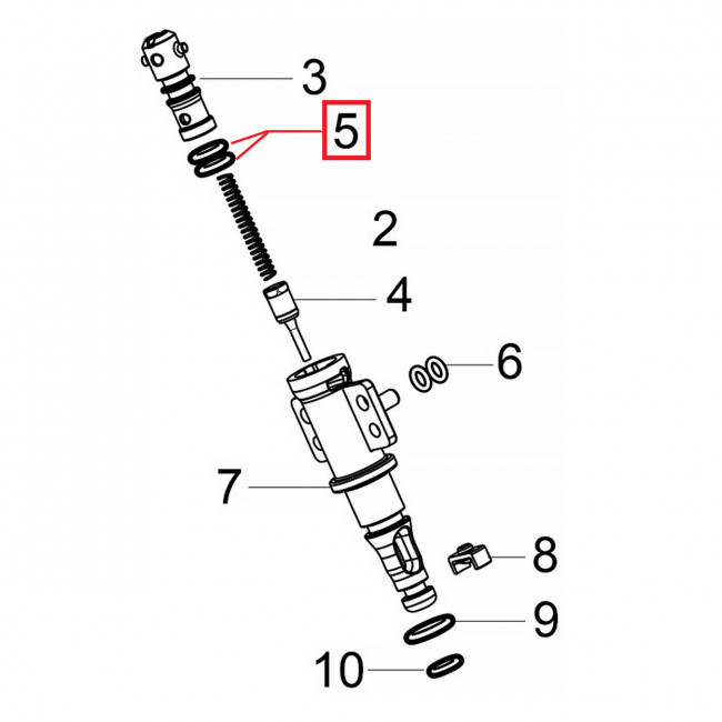 Уплотнительное кольцо кофемашины Delonghi ORM 0060-20 (10x6x2 мм) 533214480, 140324459, 996530013508