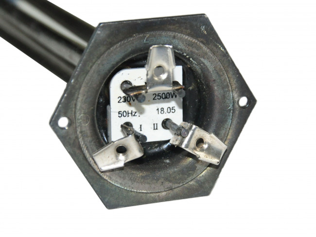Тэн для масляного радиатора 2500W (1100+1400) / 230V / 390 мм D-42 мм Тэн для масляного радиатора 2500W (1100+1400) / 230V / 390 мм D-42 мм