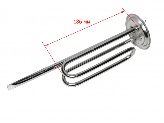 ТЭН водонагревателя RF 1500W, нерж., фланец 82mm, анод M6 (крюк)