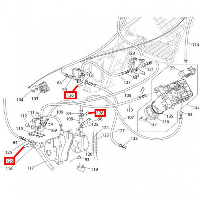 Скоба на термоблок кофемашины Delonghi 6113210021, 6113213191
