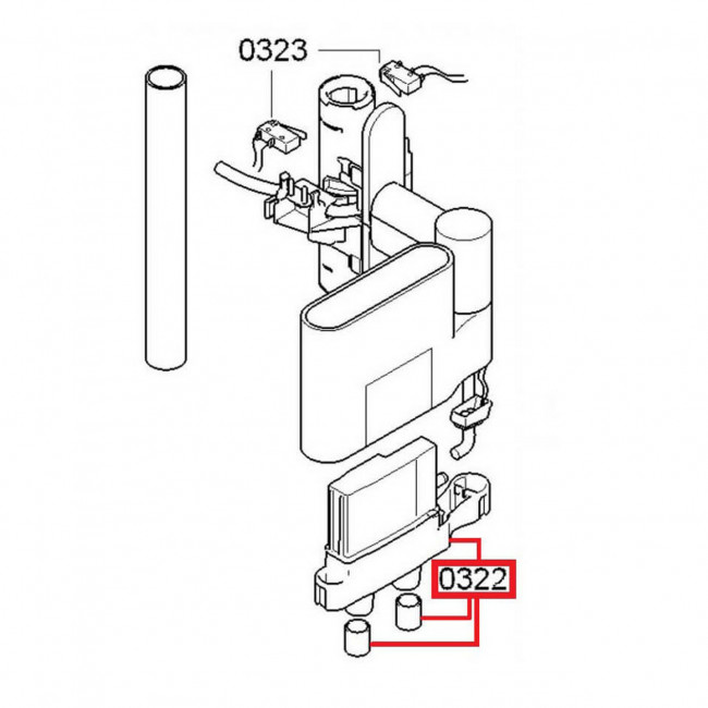 Диспенсер подачи кофе кофемашины Siemens EQ.7, зам. 647218 Диспенсер подачи кофе кофемашины Siemens EQ.7, зам. 647218