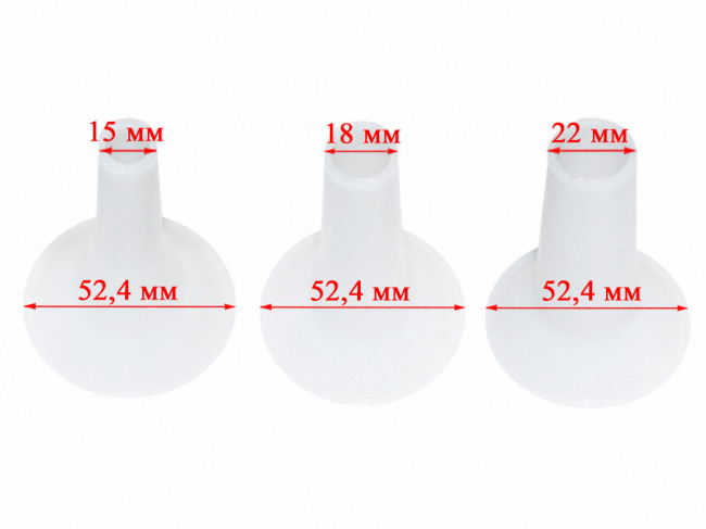 Насадка для колбас мясорубок D54 КОМПЛЕКТ 3шт (выход.D - 15mm, 18mm, 22mm) Насадка для колбас мясорубок D54 КОМПЛЕКТ 3шт (выход.D - 15mm, 18mm, 22mm)