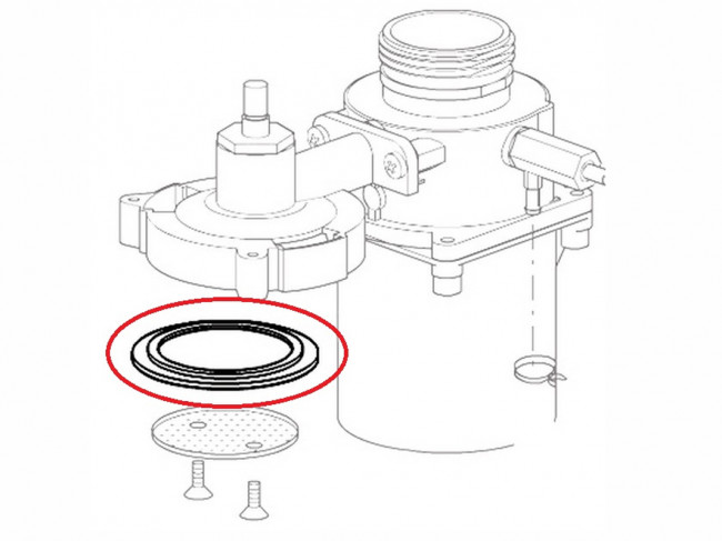 Уплотнительная прокладка для кофеварок Delonghi EC5, EC7, EC9 (59x39x5 мм) Уплотнительная прокладка для кофеварок Delonghi EC5, EC7, EC9 (59x39x5 мм)