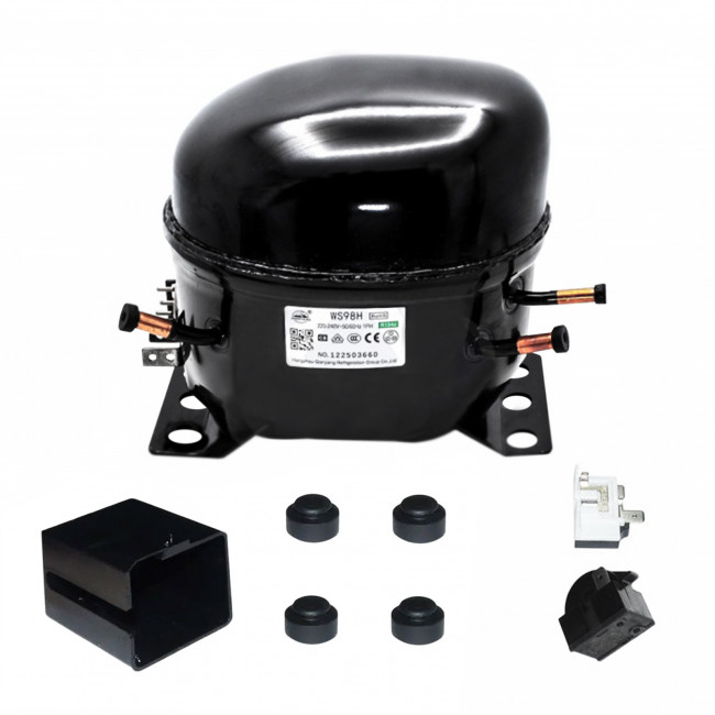 Компрессор Wansheng WS98H (R-134а, 255w/-23.3C) Компрессор Wansheng WS98H (R-134а, 255w/-23.3C)