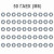 Гайка М6 шестигранная, 50 шт. Гайка М6 шестигранная, 50 шт.