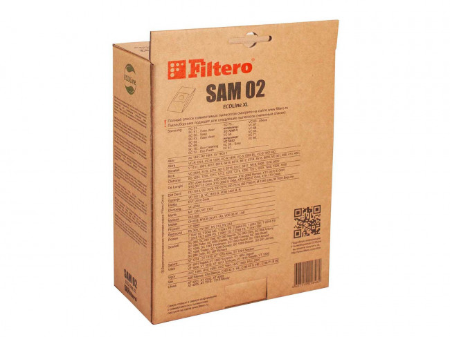 Filtero SAM 02 (10+фильтр) ECOLine XL, бумажные пылесборники (VP-95B) Filtero SAM 02 (10+фильтр) ECOLine XL, бумажные пылесборники (VP-95B)