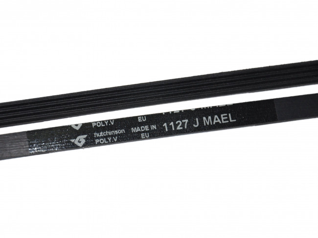 Ремень стиральной машины 1127 J4 MAEL hutchinson, L1045мм, ELECTROLUX, зам. 1508550025 Ремень стиральной машины 1127 J4 MAEL hutchinson, L1045мм, ELECTROLUX, зам. 1508550025