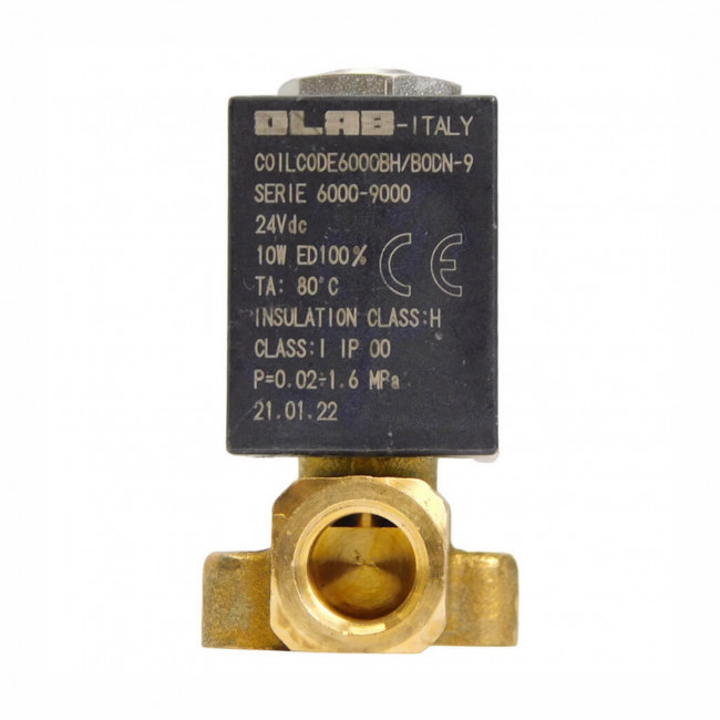 Электромагнитный клапан двухходовой DC 24V, 10W для кофемашин SAECO, PHILIPS Электромагнитный клапан двухходовой DC 24V, 10W для кофемашин SAECO, PHILIPS