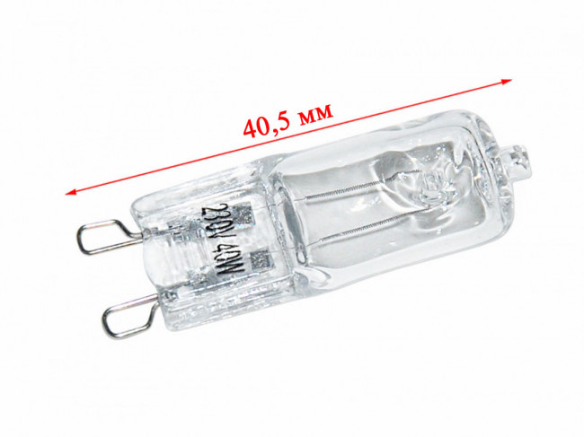Лампа духовки BOSCH, 40W, цоколь G9 Лампа духовки BOSCH, 40W, цоколь G9