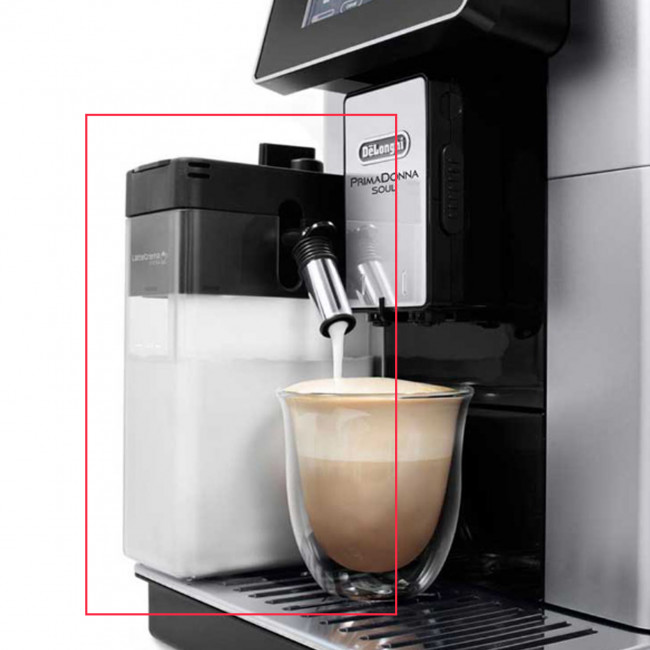 Капучинатор (емкость для молока) для кофемашин DeLonghi PrimaDonna Soul ECAM610.74, 610.75 (DLSC026) Капучинатор (емкость для молока) для кофемашин DeLonghi PrimaDonna Soul ECAM610.74, 610.75 (DLSC026)