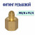 Фитинг резьбовой M3/8*F1/4 (3/8 внутренняя резьба - 1/4 внешняя резьба) Фитинг резьбовой M3/8*F1/4 (3/8 внутренняя резьба - 1/4 внешняя резьба)