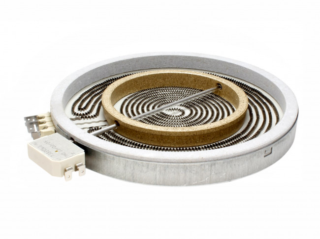 Конфорка электрическая 2х зонная (стеклокерамика) 2100/700W D230, арт. 481231018895 Конфорка электрическая 2х зонная (стеклокерамика) 2100/700W D230, арт. 481231018895