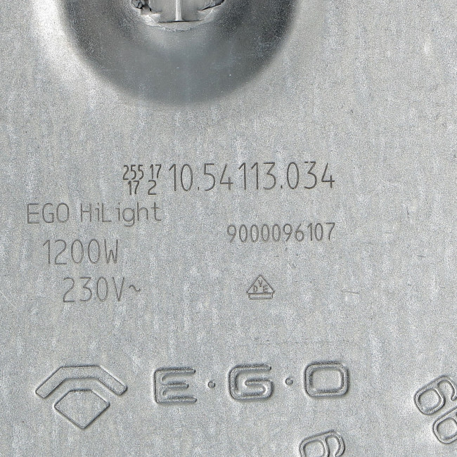 Конфорка электрическая стеклокерамика 1200W D140, EGO 10.54113.034 Конфорка электрическая стеклокерамика 1200W D140, EGO 10.54113.034