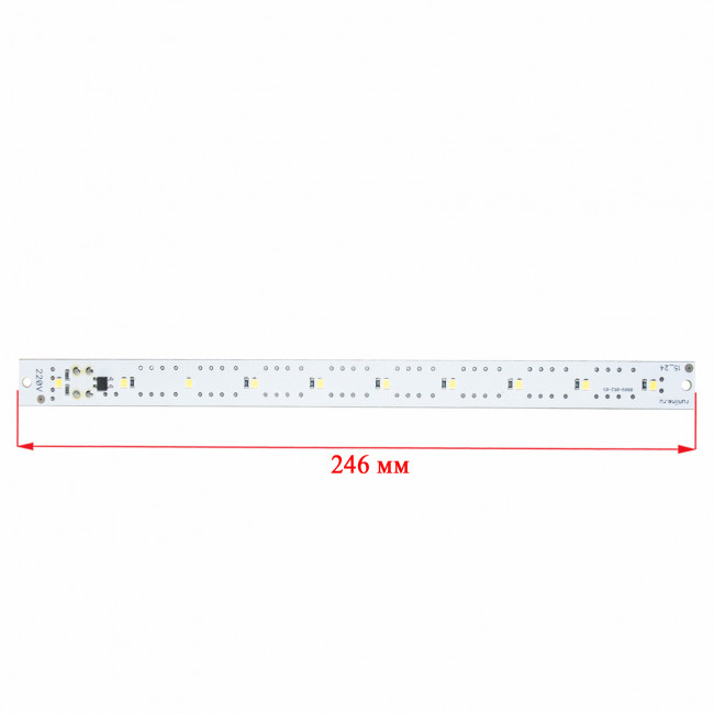 Модуль светодиодный LED холодильника ПОЗИС (246*16мм) Модуль светодиодный LED холодильника ПОЗИС (246*16мм)
