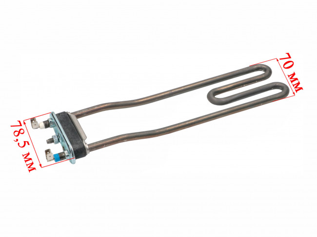 ТЭН стиральной машины INDESIT, ARISTON 2000W, длина 270мм C00051500