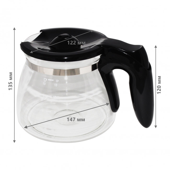 Колба кофеварки PHILIPS HD7447,57,59,61,62 зам. 996510073463