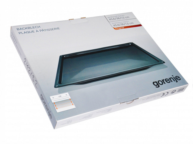 Противень духовки GORENJE (360*456*15мм, эмалированный), зам. 442436