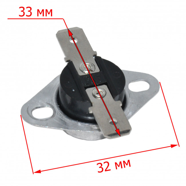Датчик температуры KSD302 (105С, 250V, 10A)