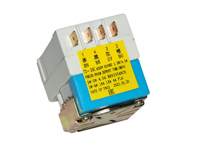 Таймер оттайки холодильника SAMSUNG TD-20C (жёлтая этикетка), зам. DA45-10003B Таймер оттайки холодильника SAMSUNG TD-20C (жёлтая этикетка), зам. DA45-10003B