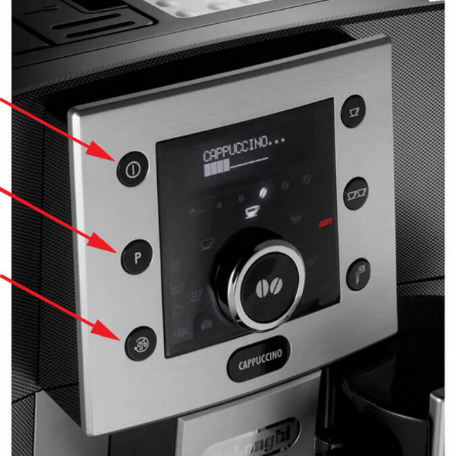 Левый ряд клавиш управления кофемашины Delonghi Perfecta ESAM5500.. 5913212251 Левый ряд клавиш управления кофемашины Delonghi Perfecta ESAM5500.. 5913212251